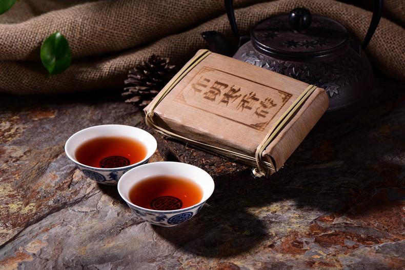 HelloYoung250g Pu Er Tea Cooked Old Pu'er Tea Brick Brown Fragrant Brick Menghai Pu-erh Tea Secondary image