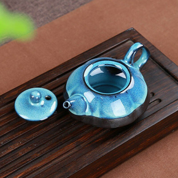 Porcelain Set 6 Cups 1 Tea Pot Starry Sky Tea Set Jingdezhen  Kung Fu Tea Cup