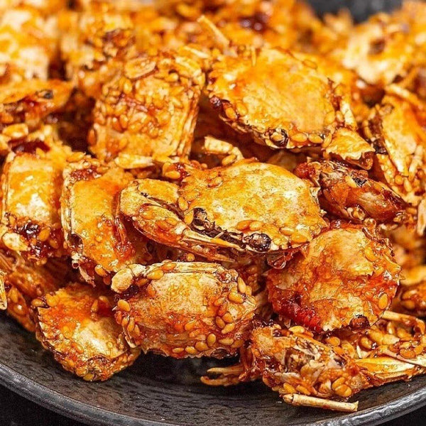 Spicy Sea Crab 11g*20 Packs Instant Seafood Spicy Baby Crab Snacks