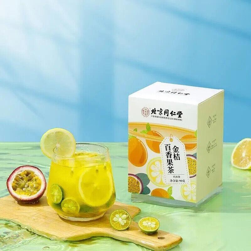 90g/270g  Black Loose Leaf Green Herbal Pure Natural ORGANIC Passion Fruit Tea Main image
