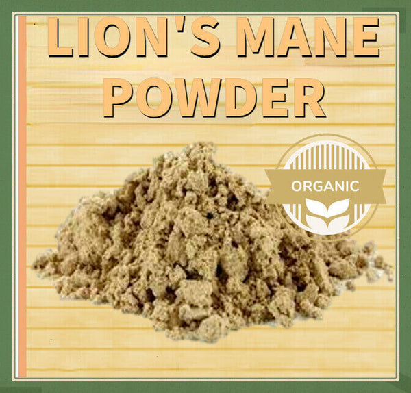 ORGANIC LIONS MANE Mushroom Powder - High Quality Organic