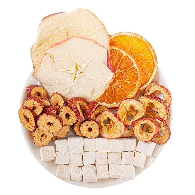 Apple Hawthorn Poria Fruit Tea with Dried Apple,Hawthorn,Poria and Orange Slices Main image