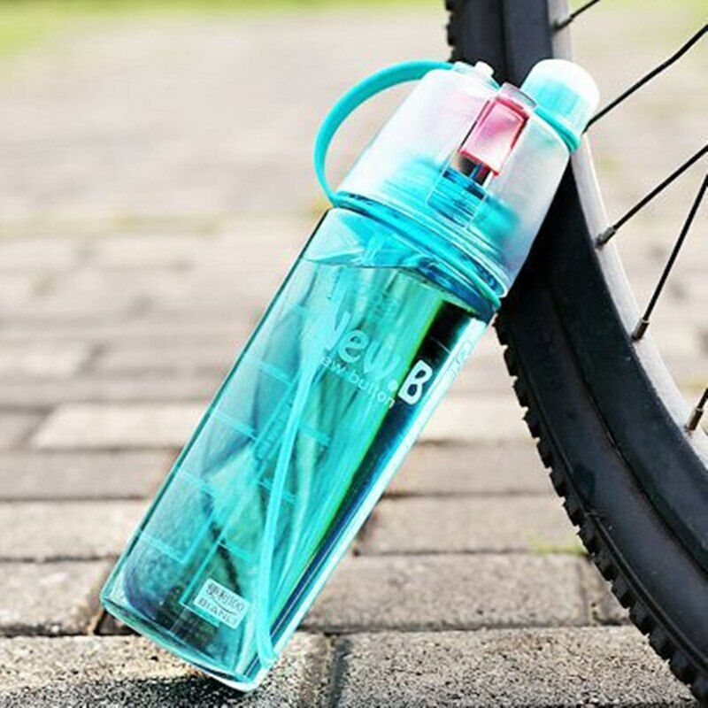 Sports Plastic Tea Cup Sport Spray Bottles Water Bottle Outdoor Shaker Drinkware