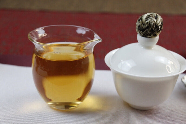HelloYoung Dragon Pearl Tea Raw Pu-erh Tea White Moonlight White DianhuoTea From 10 pcs.