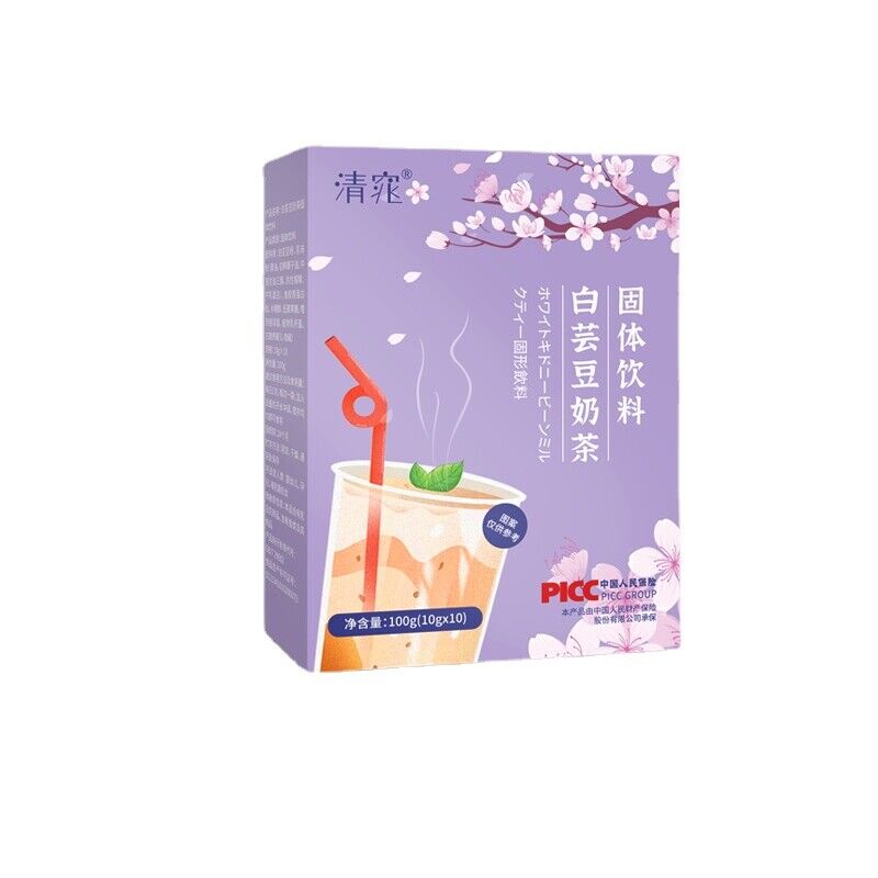 White Kidney Bean Milk Tea Dietary Fibre Ketogenic Meal Replacement Powder Main image