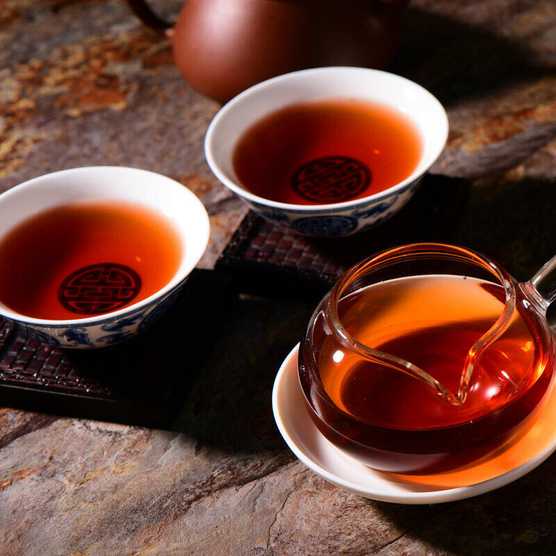HelloYoung TeaBig Tree Ripe Tea 357g Chinese Black Tea Yunnan Pu-Erh Tea Premium Palace