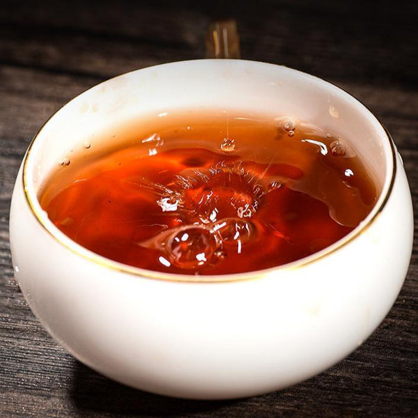 250g  Aged Jujube Flavor Tea Brick Ancient Tree Big Leaf Yunnan Ripe Pu-erh Tea