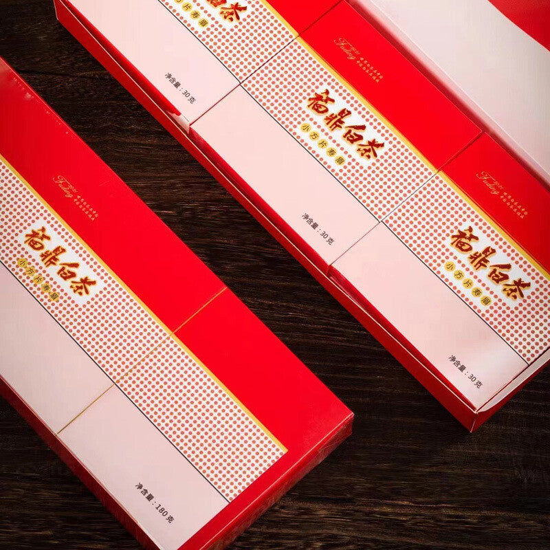 Fuding White Tea Small Square 2018 Shou Mei Old White Tea One 6 Small Boxes