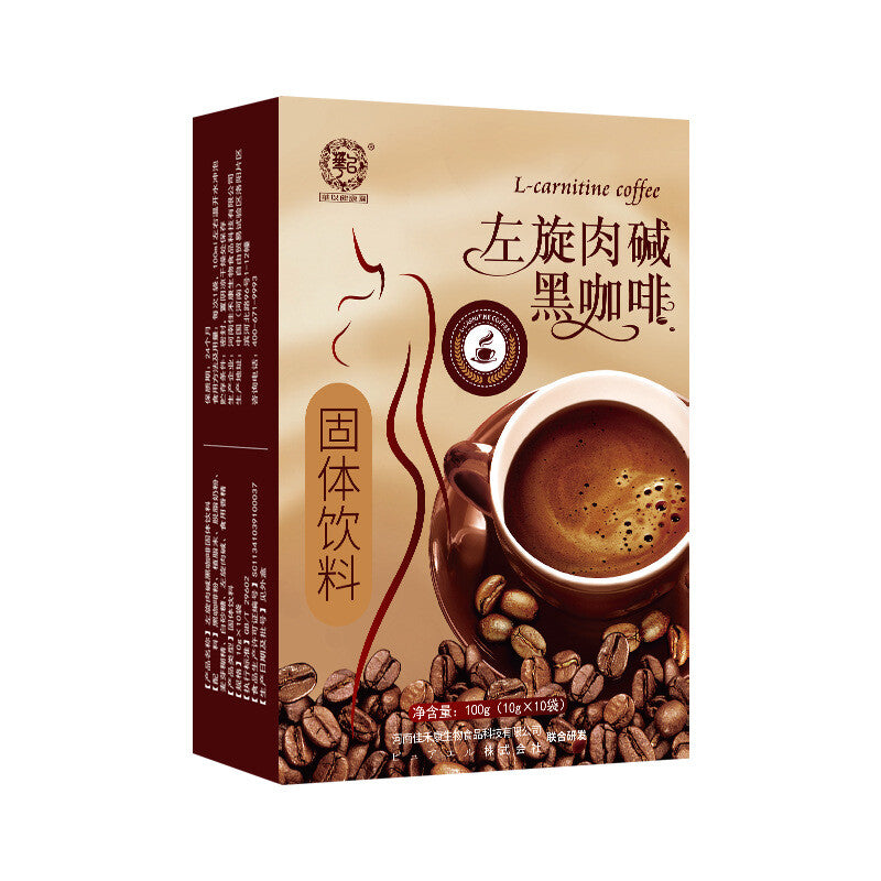 Weight Loss L-Carnitine Black Coffee Meal Powder Instant Black Coffee Beverage