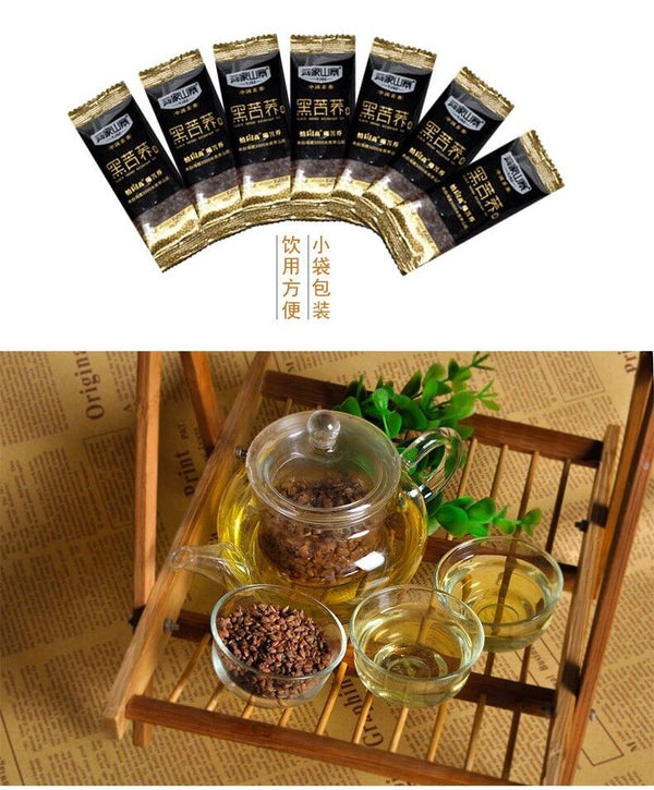 1000g Tartary Buckwheat Plantule Chinese Herbal Tea Black Buckwheat Tea Black