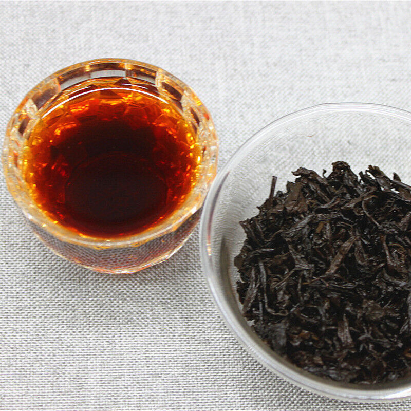 HelloYoung Yunnan Pu'er Tea Camphor Palace Tea Brick 250g Ripe Tea Menghai Palace Brick
