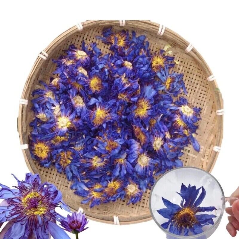 Dried Blue Lotus Flower Tea Blooming Tea Herbal Medicine Bulk Nymphaea 250g Main image
