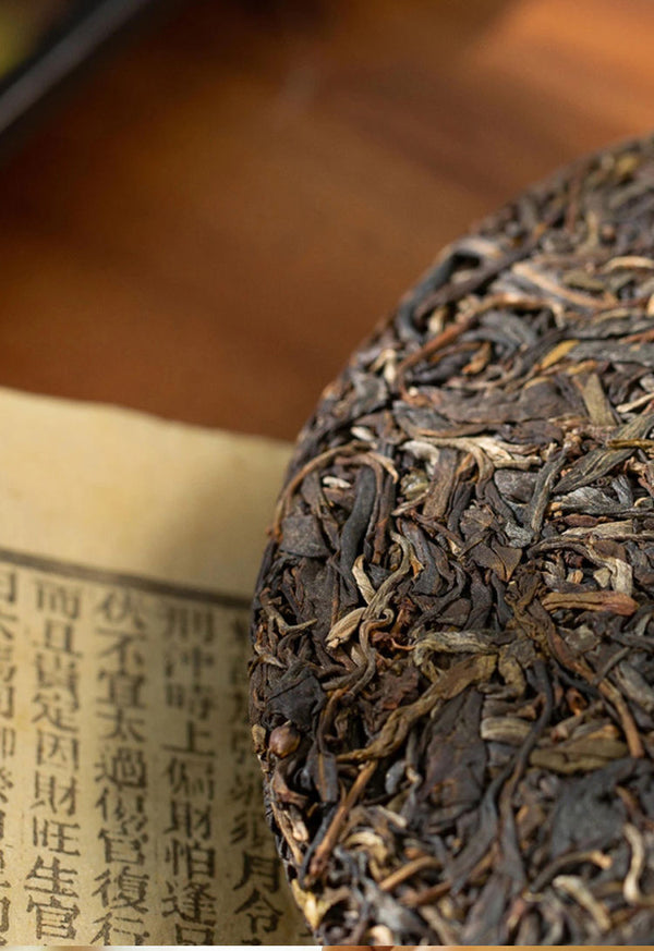 Plum Turnip Ancient Tree Puerh Tea Cake Aged Old Tree Head Spring Tea 357g