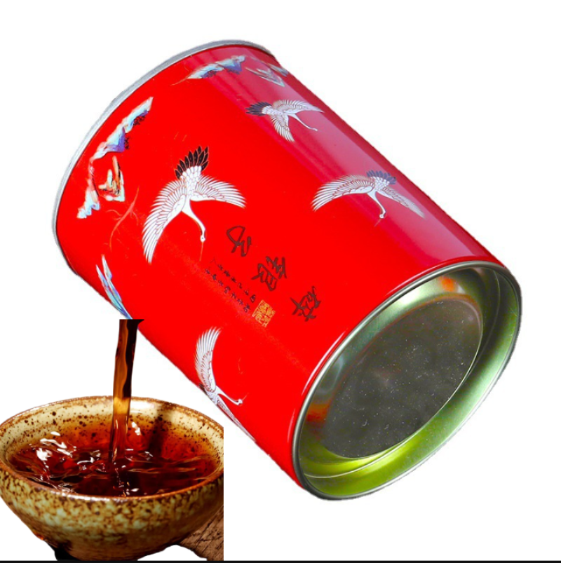 HelloYoung Glutinous Rice Fragrance Crushed Silver Tea Fossil Yunnan Pu'er Ripe Tea 50g/Can Secondary image