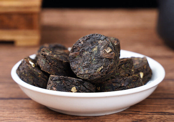 500G Yunnan Pu'er Tea Glutinous Aroma Xiao Tuo Tea Strong Aroma  Aged Ripe Tea