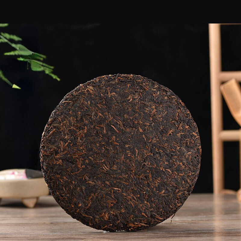 HelloYoung TeaPu-Erh Chinese Puerh Black Tea Ripe Tea Cake Health Care 357g Natural Big Tree