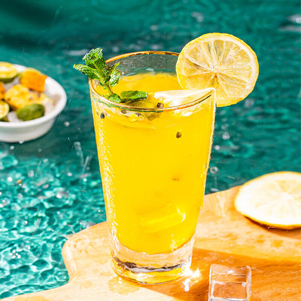 Golden Orange Passionfruit Infused Tea Bags Delightful Fruits Flowers Brew Tea