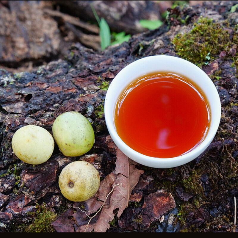 HelloYoung 357g Zhonghong Yin Yiwu Zhangxiang Pu'er Ripe Tea Yiwu Daye Pu'er Ripe Tea Cake