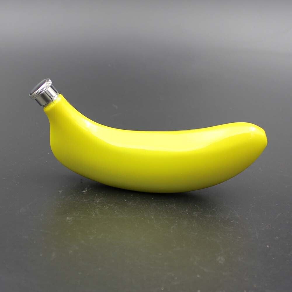 5oz Banana Wine Pot Flask Stainless Steel Hip Flask Vodka Whiskey Alcohol Bottle