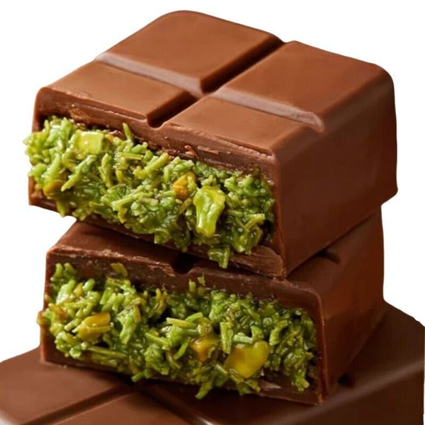 Dubai Pistachio Chocolate with Pure Cocoa Butter 🍫 Popular Snack Recommendation