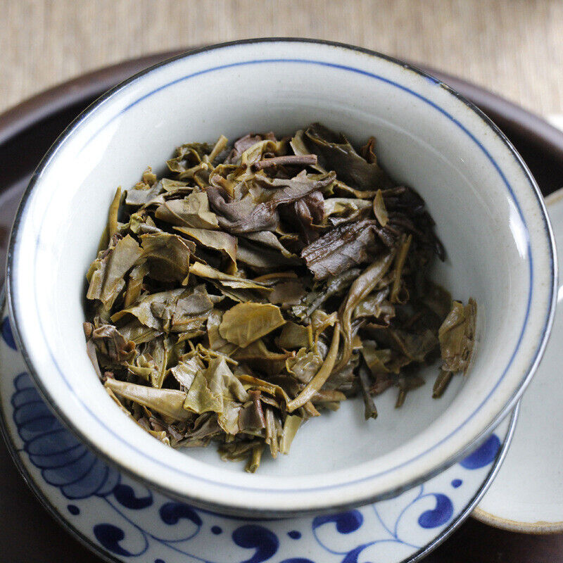 HelloYoung 250g Yunnan Pu'er Tea Menghai Ancient Brick Tea Bada Mountain Jiao Mu Aged Pu'er