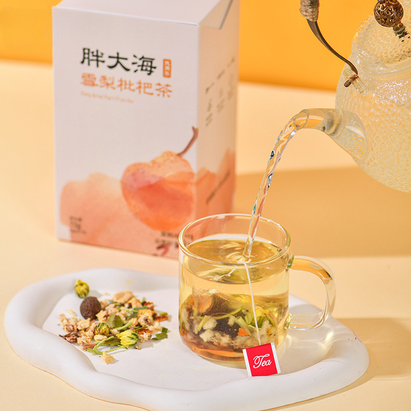 HelloYoung Fat Sea Snow Pear Loquat Chrysanthemum Arhat Fruit Tea Throat Tea Bag Tea