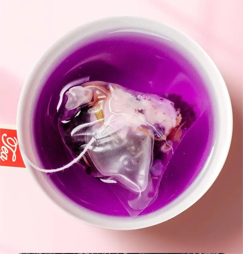 Anti-fatigue Health Beauty Fruit Flower Tea Mulberry Black Wolfberry Rose tea