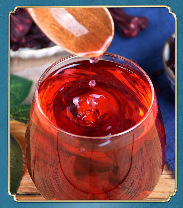 HelloYoung Rosehip and Hibiscus Flower Tea with Dried Roses in Tin Can 40g*2