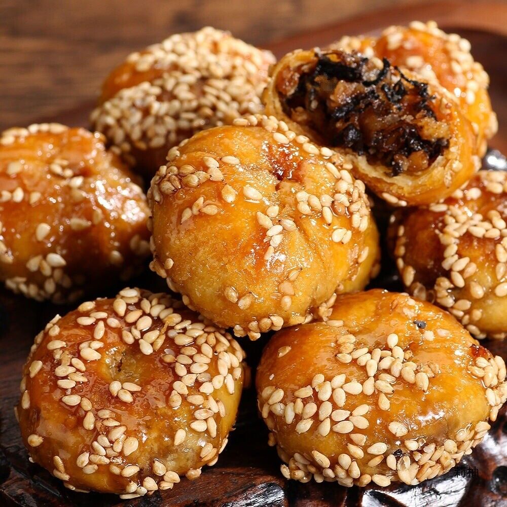 Popular Chinese Biscuit Yiwu Brown Sugar Golden Shaobing Small Pack Snack