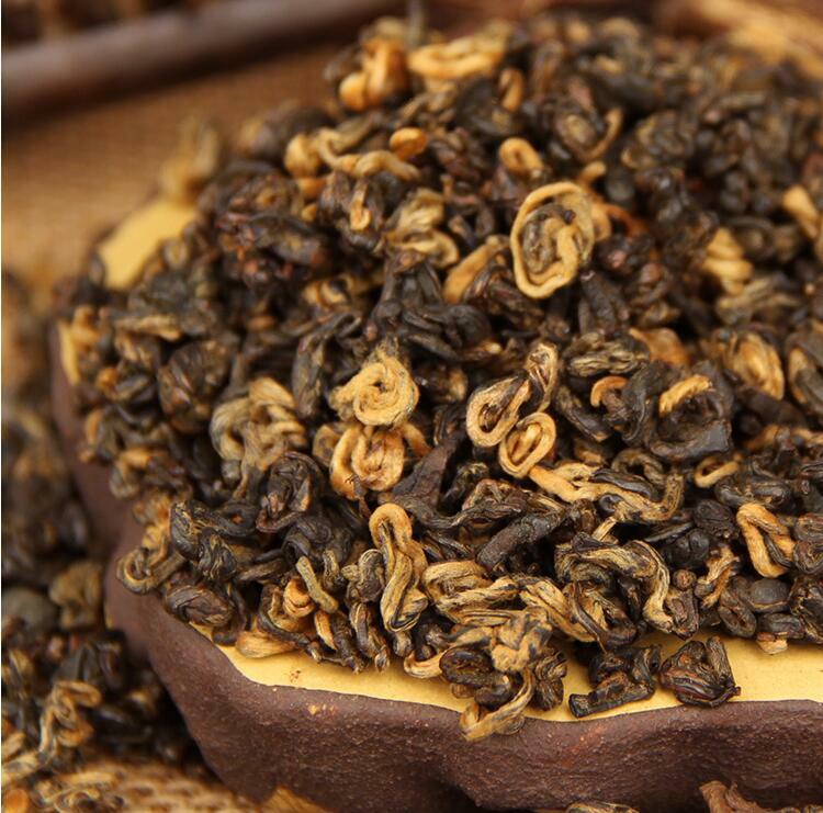 Yunnan Golden Snail Black Tea "Jing Luo Ya" Premium Dian Hong Loose Leaf 50g Main image
