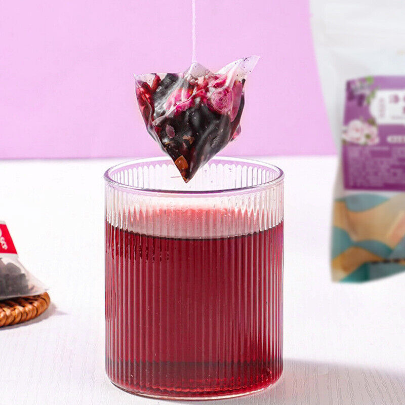Mulberry Rose Hibiscus Tea Refreshing Summer Sweet Sour Fruit Drink
