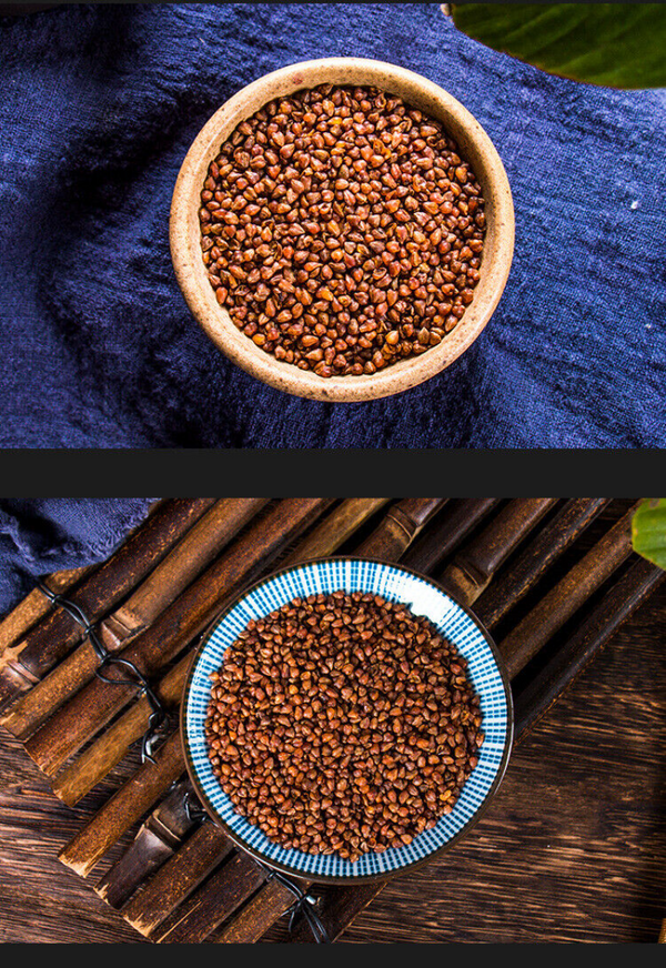 Wanming Longzhu black buckwheat tea cans buckwheat tea herbal health tea 17.6oz