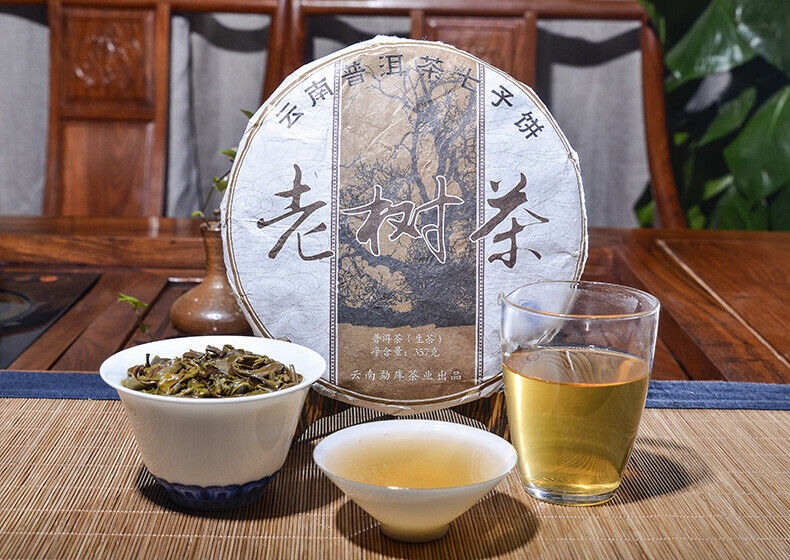 HelloYoung Pu'er Raw Tea Cake Old Tree Tea Pu'er Raw Tea Cake 357g Pu'er Raw Tea Cake