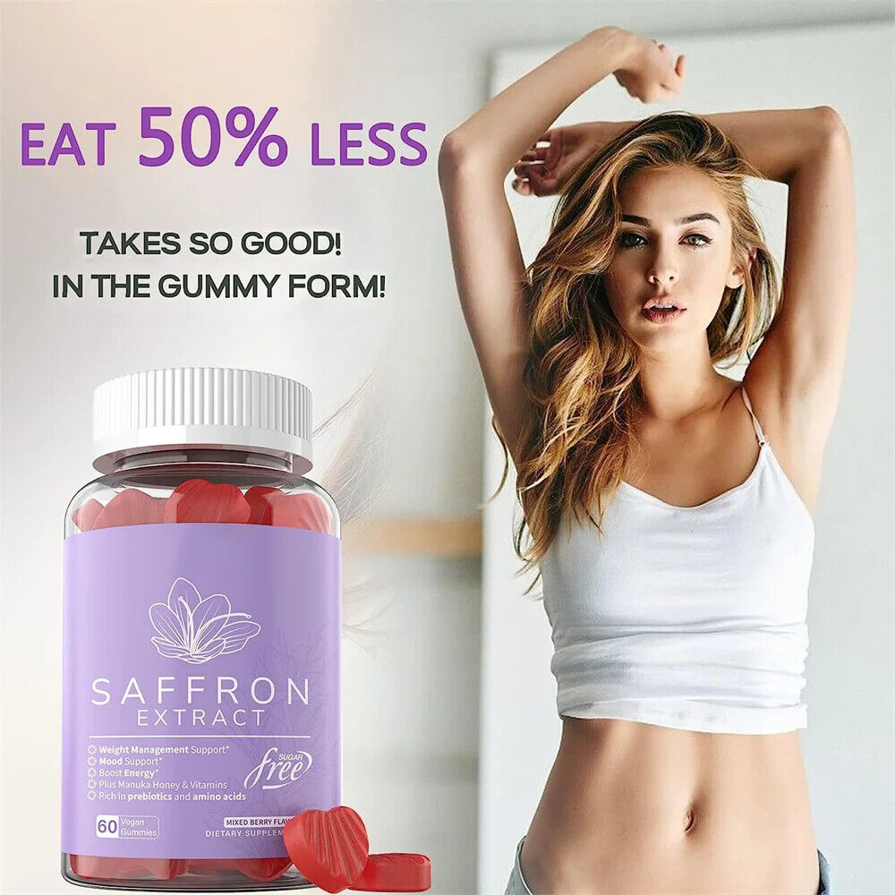 Saffron Gummies Sugar Free Rhodiola Rosea Saffron Extract Gummy Main image