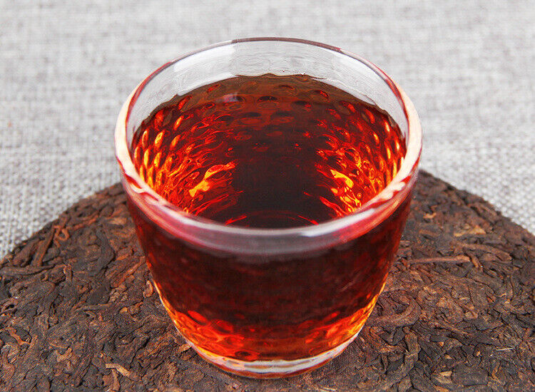 HelloYoung 200g Puerh Tea Cake The More It Ages The Better It Smells Old Tree Tea Ripe Cake