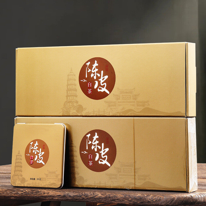 Fuding White Tea 2018 Shou Mei Chen Pi Old White Tea Smoking Sticks 180g Main image