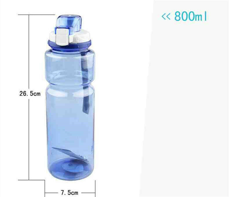 Outdoor Plastic Bottles Large-capacity Sports Water Bottles Portable Drinkware