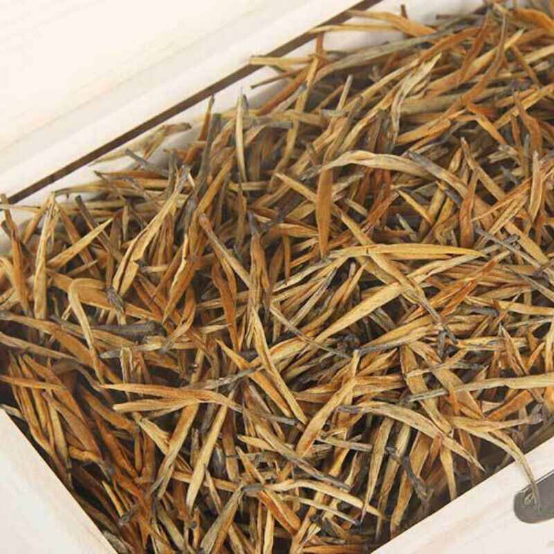 Natural ancient  big gold needle golden bud Dian Hong tea 500g/1.1LB wooden