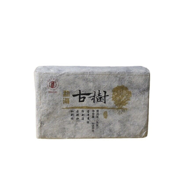 HelloYoung 250g Yunnan Pu'er Tea Menghai Ancient Brick Tea Bada Mountain Jiao Mu Aged Pu'er