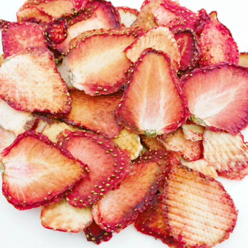 HelloYoung Strawberry slices Dried freeze-dried strawberries fancy fruit tea 17.6oz