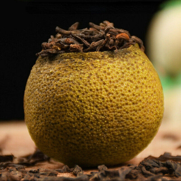 HelloYoung TeaOld Pu-erh Cooked Tea Diet Tea Puer Black Tea 250g Organic Small Orange Peel