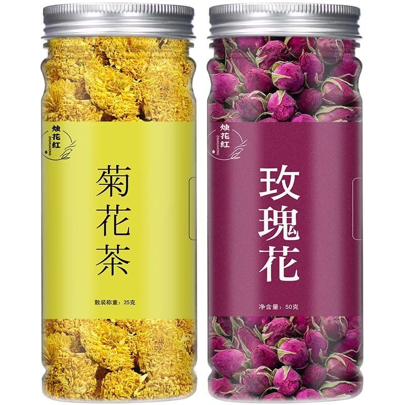 Flower camellia goji berry cassia seed tea chrysanthemum rose canned combination