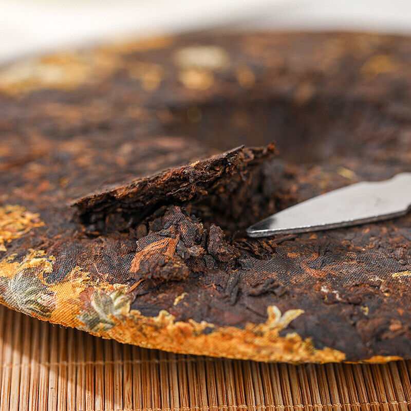 Puerh Tea Cake Cooked Puerh Chrysanthemum Puerh 357g Tea Puerh Tea