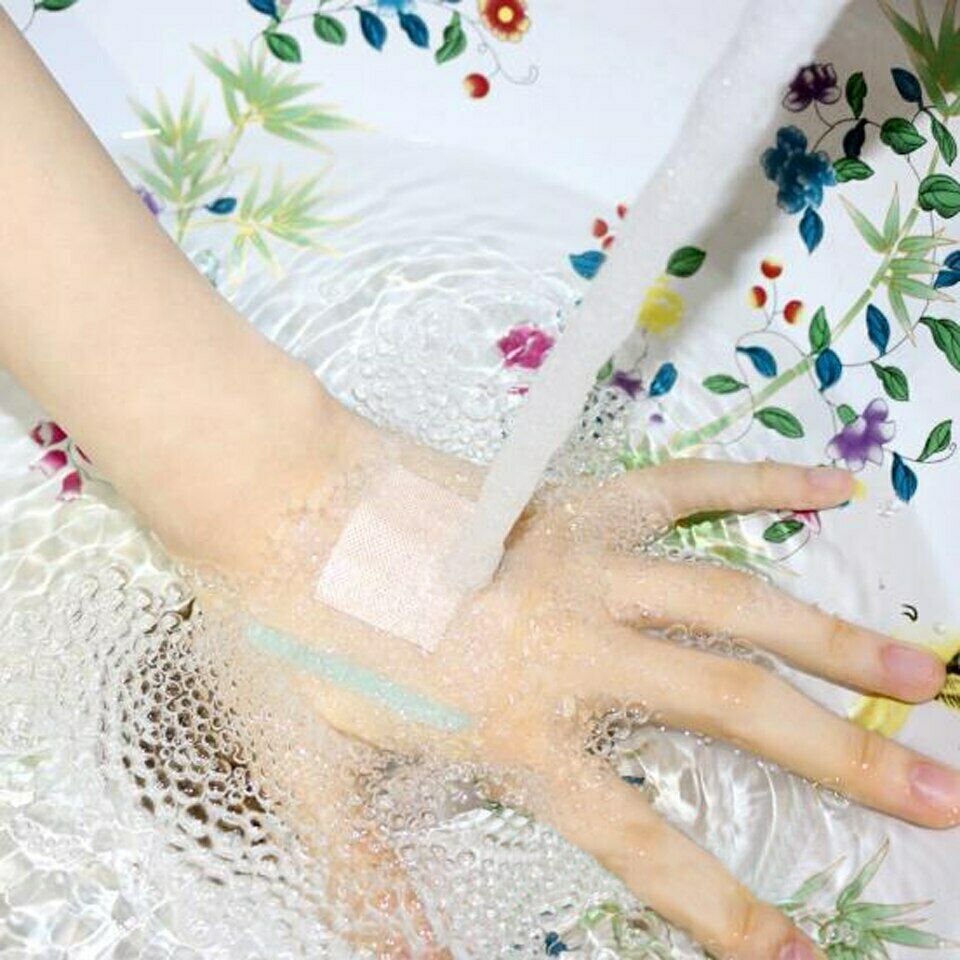 Yin Er Hu Qi Tie Xin Sheng Er Fang Shui Du Qi Tie 婴儿护脐贴新生儿防水肚脐贴洗澡无菌医用透气脐带贴