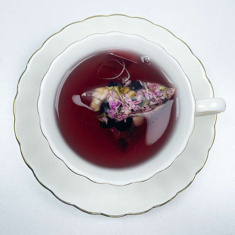 Apple Rose Lotus Leaf Tea for Detox and Digestive Health Tea