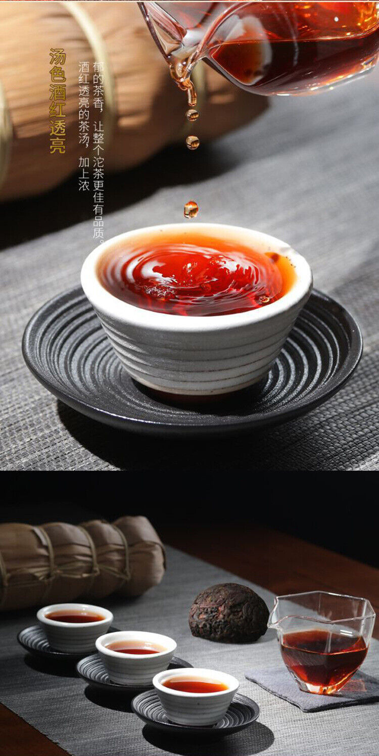 HelloYoung Yunnan Puerh Tea Ripe Tea Tuo Tea Menghai Ancient Tree Tuo Tea 500g/1.1lb