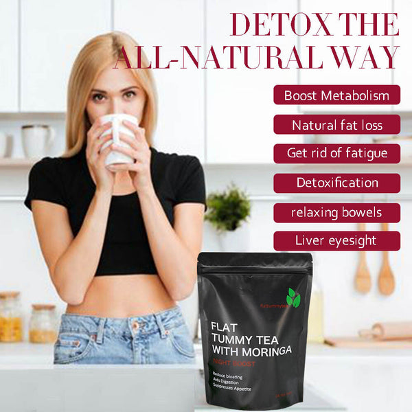 All Natural Flat Tummy Tea with Moringa Herbal Tea 3g*28 bags