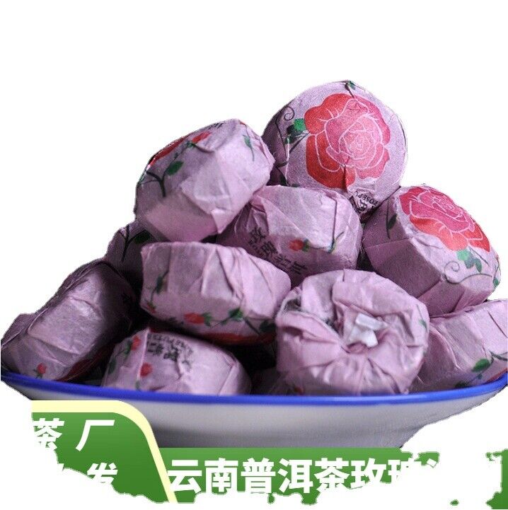 HelloYoung Rose Tuo Tea Puerh Ripe Tea Yunnan Rose Mini Tuo Tea Puerh Ripe Tea 500g/1.1lb Main image