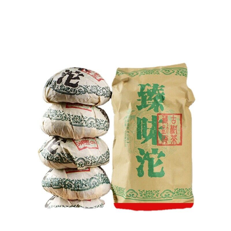 Natural Raw Pu'er Tuocha Top Menghai High Mountain Pu-erh Green Tea 500g/1.1LB Main image