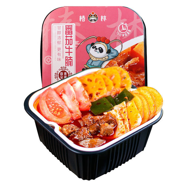 400g Hot Pot Beef Tripe Vegetables Fish Balls Fast Hot Pot Chunlin Self Heating